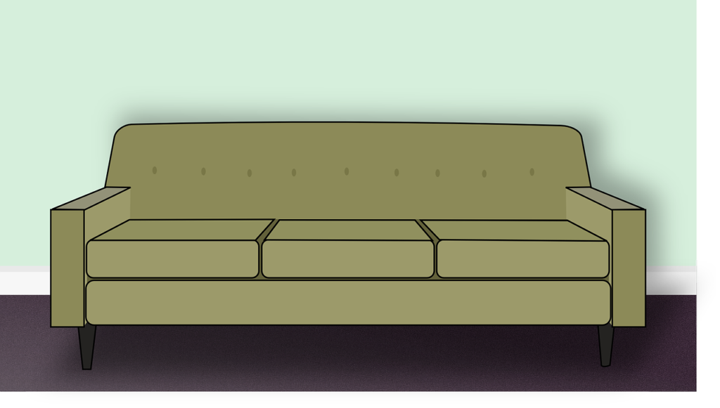 a graphic of a couch